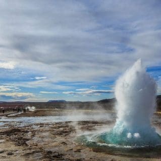 Geysir Iceland en route The Golden Circle