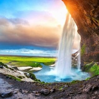 Seljalandsfoss waterfall, Iceland