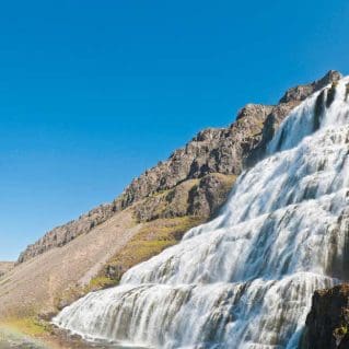 Dynjandi waterfall, West fjords Iceland