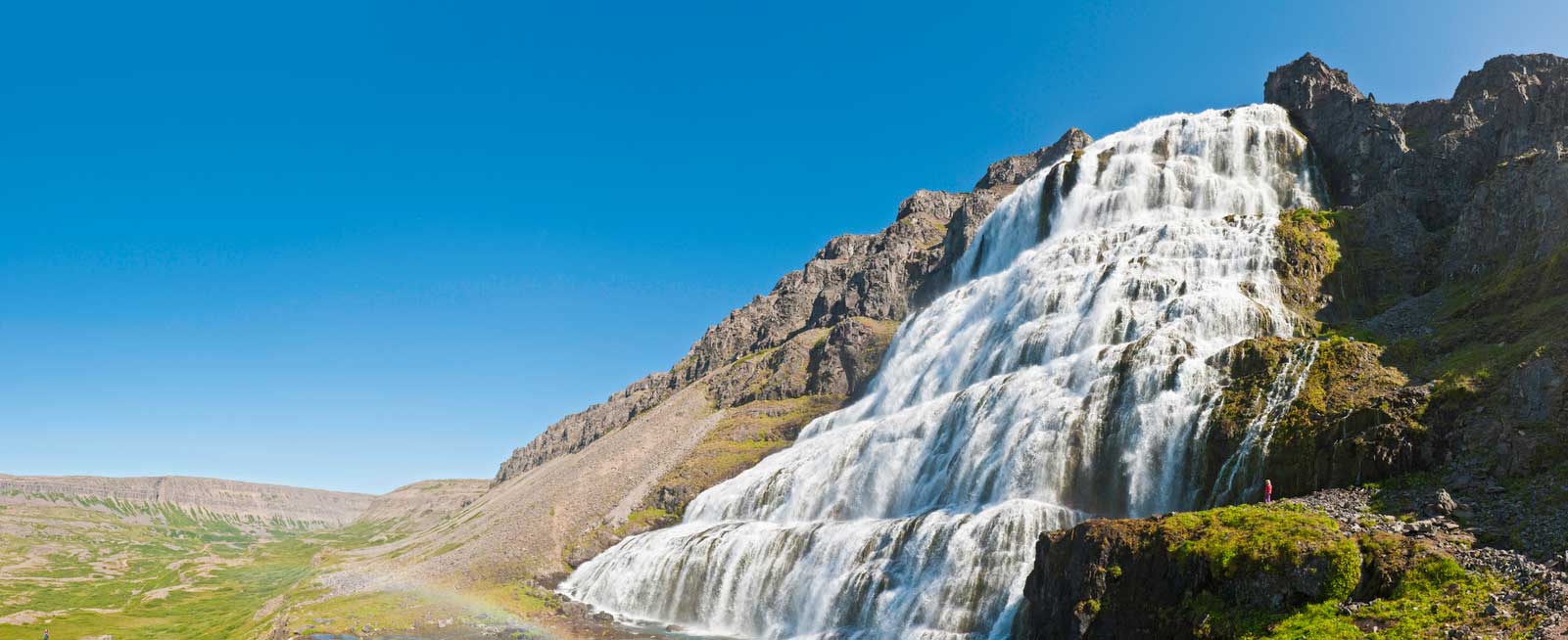 Dynjandi waterfall, West fjords Iceland