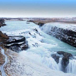 Gullfoss, Iceland. Golden circle