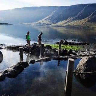 Hvammsvík hot springs